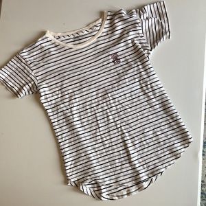Sailor striped tee THIS OR THAT madewell cap sleeve